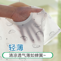 Childrens t-shirt Boy girls cotton jacquard hollow half sleeve small childrens clothing Baby baby short sleeve summer thin section