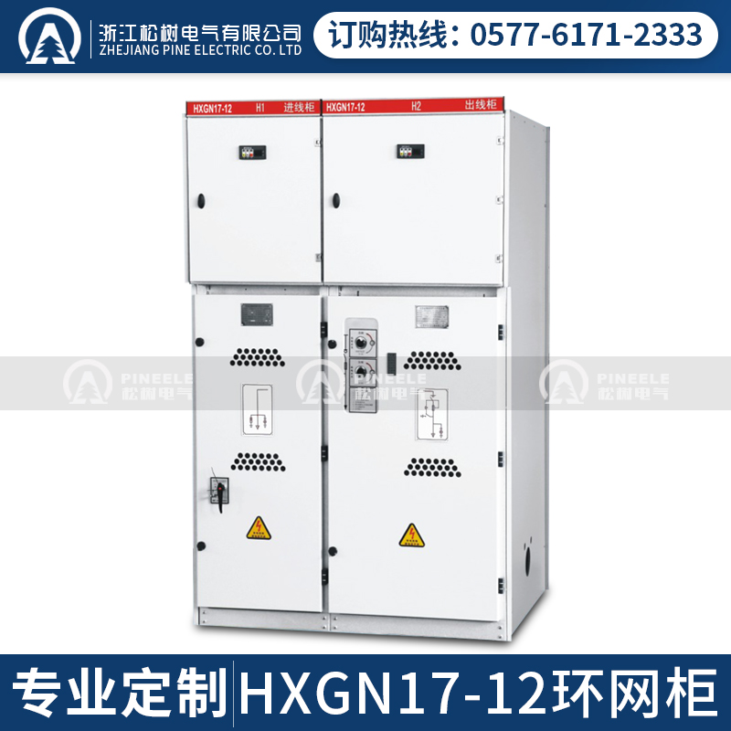 Pine HXGN17-12 Stationary Ring Net Cabinet Switch Cabinet High Pressure Load Switch Combo Cabinet 10KV incoming line