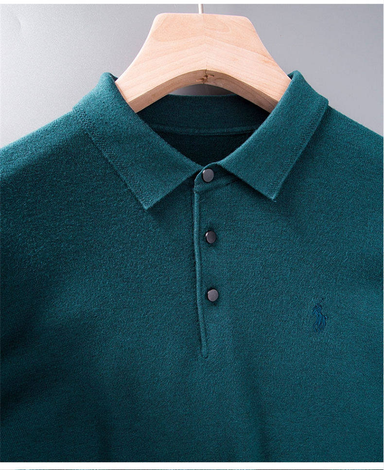 Мужской трикотажный демисезонный свитер, удерживающий тепло универсальный базовый приятный телу оберег на день рождения ikoppoi 