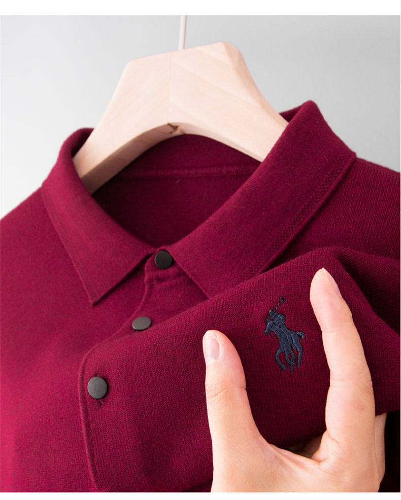 Мужской трикотажный демисезонный свитер, удерживающий тепло универсальный базовый приятный телу оберег на день рождения ikoppoi 