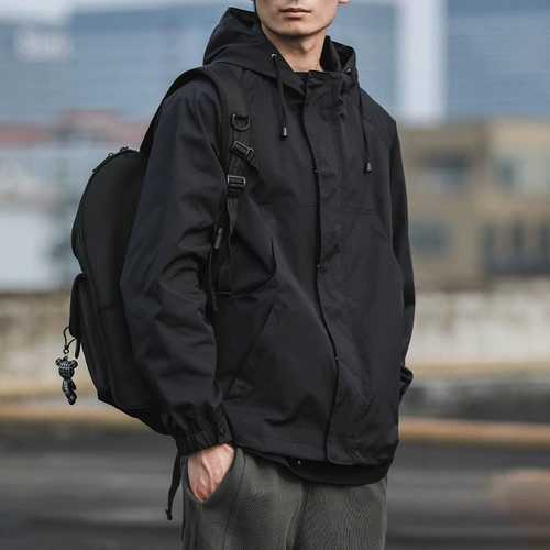 Tide, мужская японская ретро осенняя куртка, демисезонная универсальная толстовка с капюшоном для отдыха