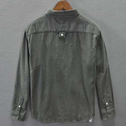 Демисезонная трендовая брендовая куртка для отдыха, вельветовая хлопковая рубашка, оверсайз