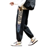 Мужские демисезонные утепленные спортивные штаны, свободный крой, в американском стиле