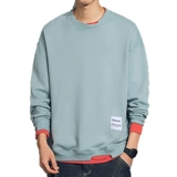 Комплект, мужская толстовка, тонкий свитшот, оверсайз, осенний