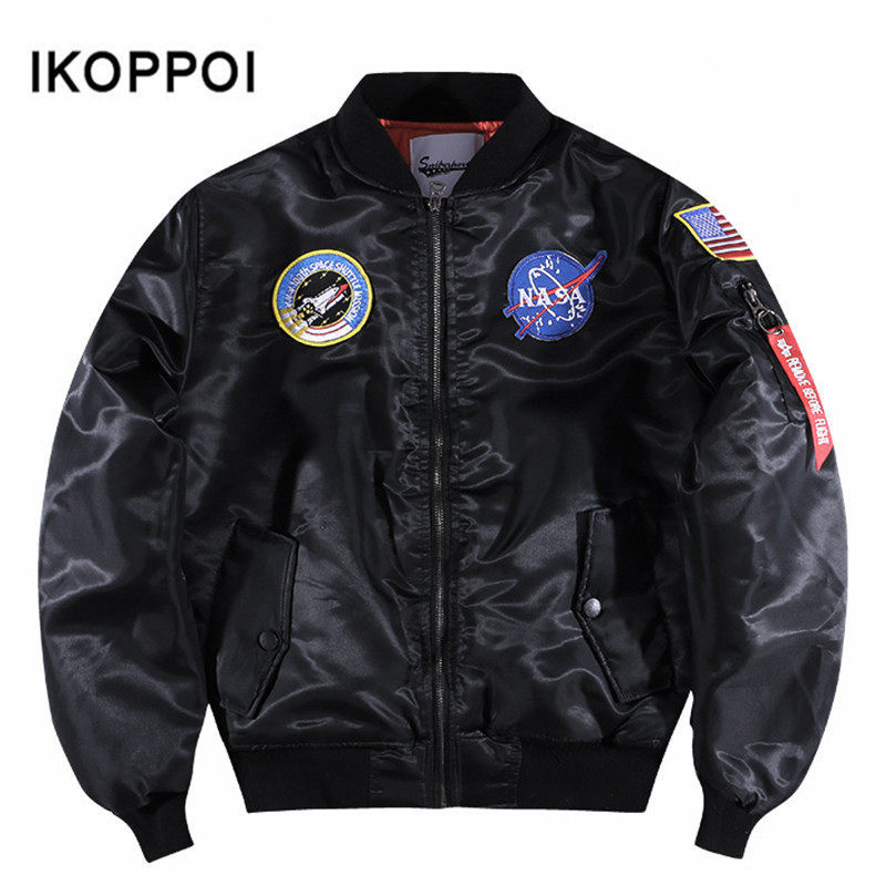 Tide brand spring and autumn MA1 air force flight jacket jacket casual baseball uniform men's thin section loose large size short section