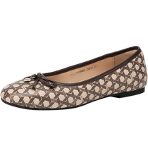 Qianbaidu Retro Bow Flat Shoes Womens 2024 Autumn New Style Shallow Mouth Single Shoes Small Fragrance Style Casual Evening Shoes