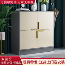 Nordic shoe cabinet home door porch cabinet simple modern hall locker light luxury shoes kitchen aisle storage cabinet