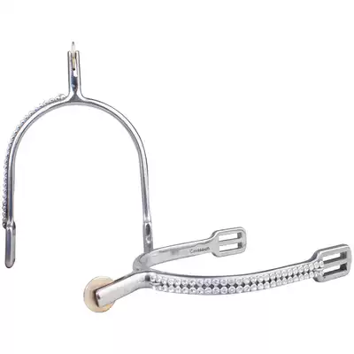 Cavassion Round Wheel Spurs(Crystal) Rocky Harness 8110071