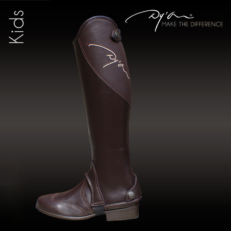 Belgian Dyon-Kids Equestrian Leggings Cowhide Children Rocky Harness 8105105