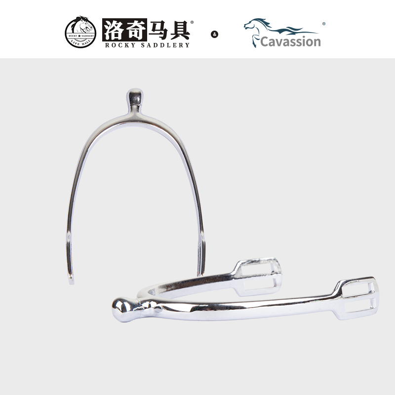 Cavassion臻品系电镀锌合金马刺马具8110075：骑士必备，品质与