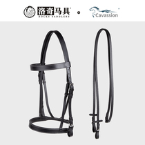 cavassion cowhide polo water reins equestrian supplies riding training harness 8218109