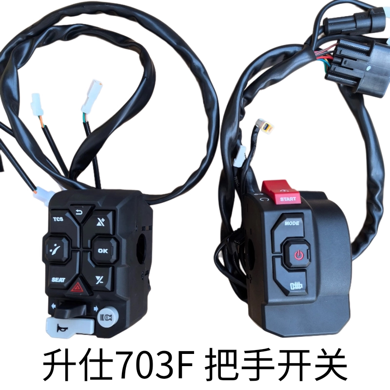 Shengshi Three-Cylinder 703F Left and Right Handlebar Switch Ignition Switch Horn Overtaking Light Switch Button Flameout Switch