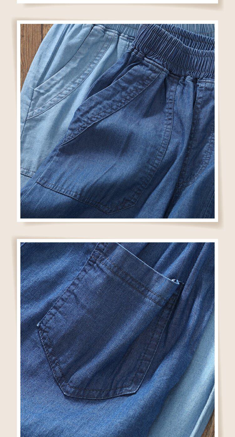 Трансграничная торговля, летние джинсы, мягкая пуля, средство от комаров, штаны для мальчиков, свободный крой, детская одежда OTHER / Other 