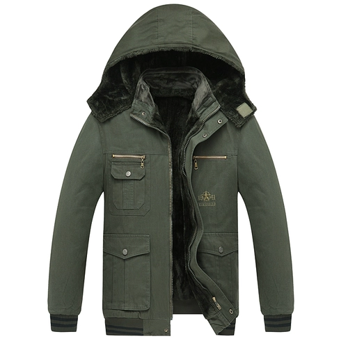 Демисезонный утепленный хлопковый износостойкий пуховик для работы