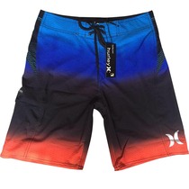 2018 Original Single stretch beach pants men quick dry loose fitness diving surf beach gradient with casual shorts