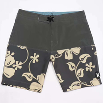 Beach pants quick-drying can be used in the water seaside vacation leisure and fitness shorts stretch five points can be used for swimming trunks on both sides of the bag