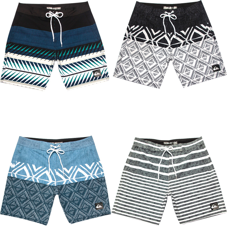 Quiksilver Men's Five-Point Beach Shorts Can Be Worn in the Water, Quick-Drying, Waterproof Surfing Shorts, Stretchy Casual Sports Shorts