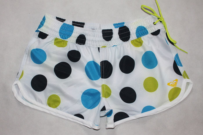 Summer ROXY female elastic beach pants Beach Resort surf Slim Sports Casual Shorts Spa Hot Pants