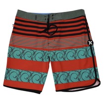 Original Single Elastic Beach Pants Men Loose Speed Dry Spa Fitness Competition Sports Casual Short 50% Red Swimming Trunks
