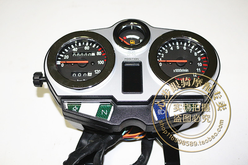 Locomotive Accessories Apply Howto Drilling leopard Silver Leopard meter 125K meter assembly HJ125-7 Mileage Meter meter