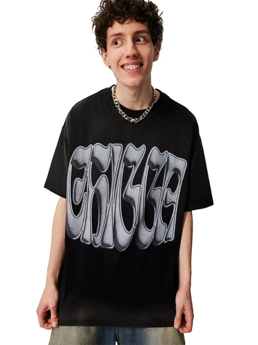 CHIGGALAB Летняя футболка, с печатью вашего логотипа, оверсайз, круглый воротник