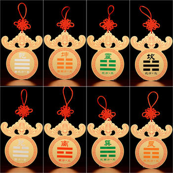 Brass Bagua Plaque for Correcting House Angles, Brass Ornament with Painted Hexagrams for Northwest, West, Southwest, Southwest, Southwest, Southeast,Southwest, Southwest, Southwest, Southwest, Southwest, Southwest, Southwest, Southwest, Southwest, Southwest, Southwest, Southwest, Southwest, Southwest, Southeast