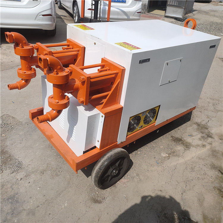 New double hydraulic grouting machine 11kw water glass topping pipe conveyor pump anchor rod grouting pump Weitai special double cylinder
