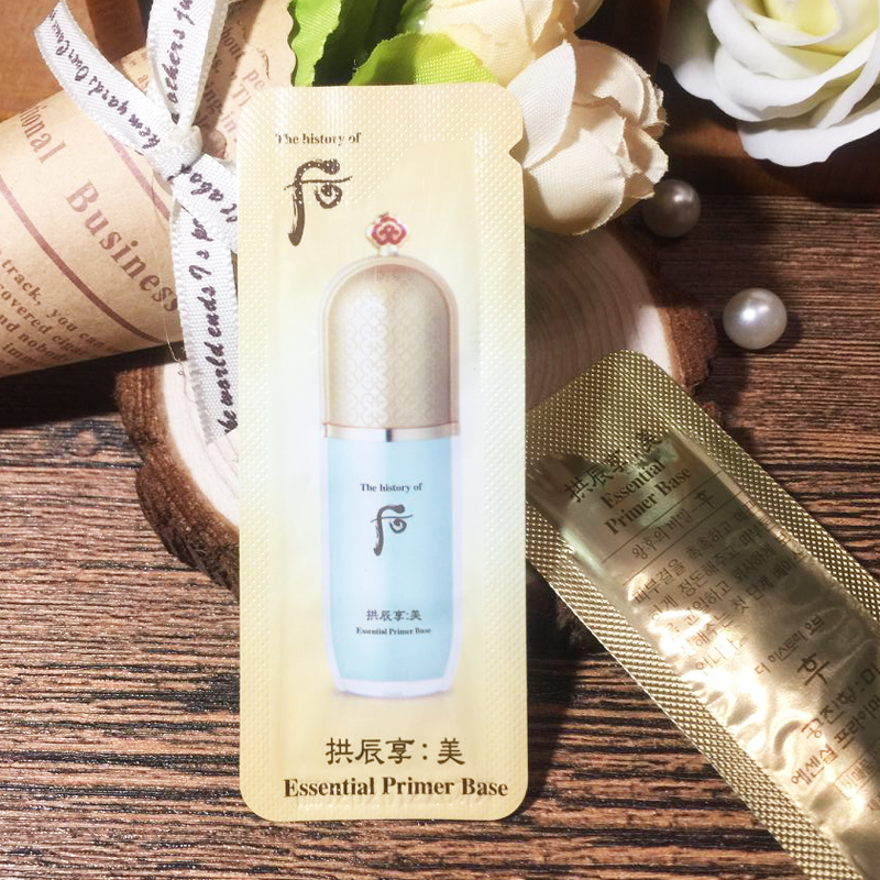 Hàn Quốc Chính hãng Whoo sau Gong Chen Thưởng thức Kem làm đẹp Yuqiong Essence 1ml Mẫu trang điểm làm sáng hồng kem che khuyết điểm nam