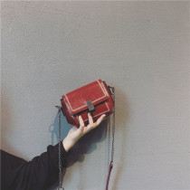 Soft leather shoulder small bag 2021 new portable female explosive fashion mini chain shoulder bag Joker ins