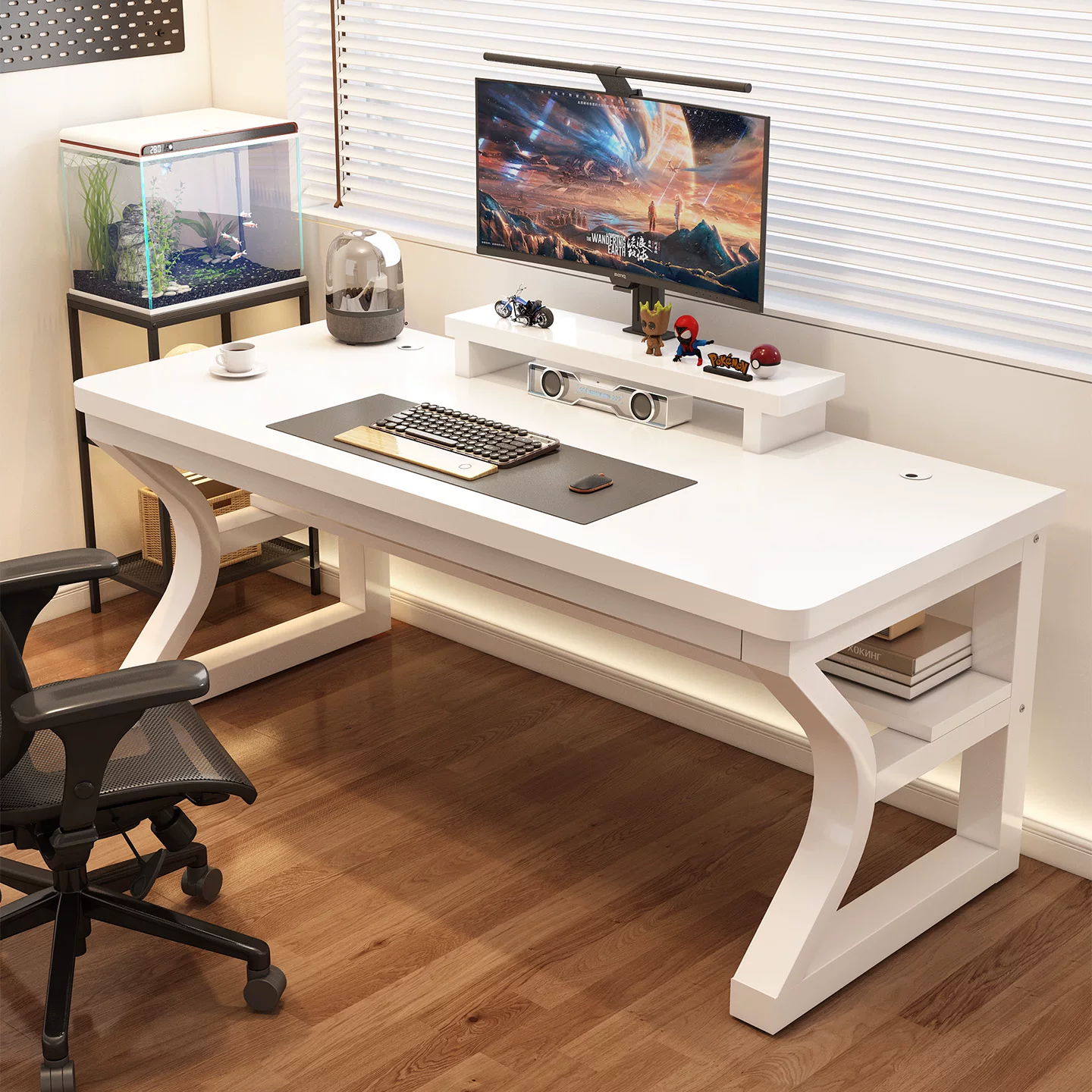 Desk computer table bedroom home desktop gaming table desk desk simple modern table workbench