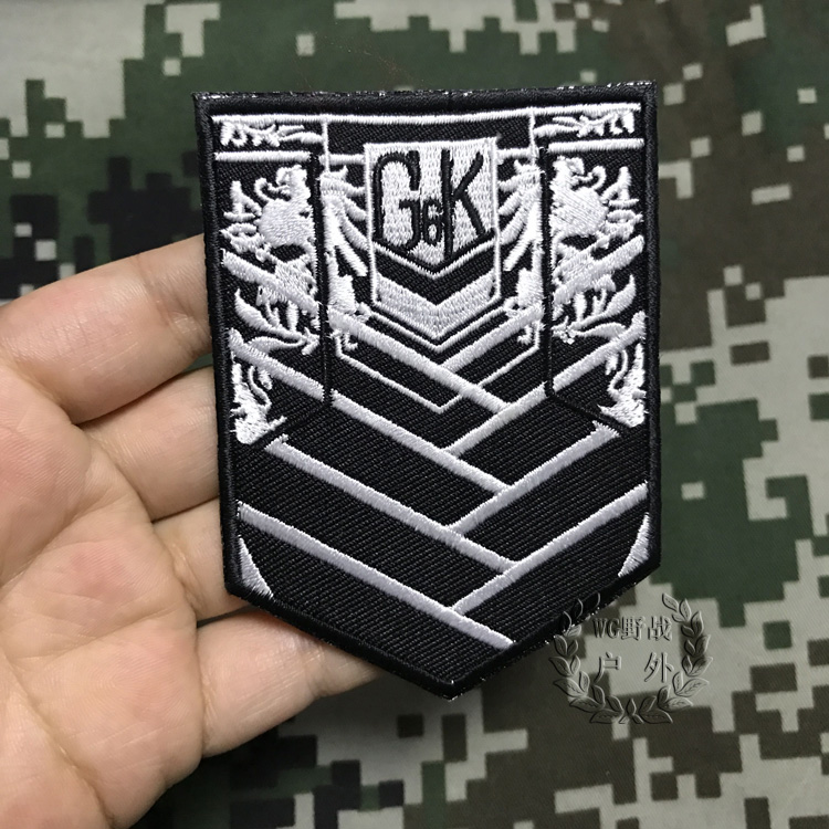 Oriental girl dòng phía trước 404 huy hiệu đội Griffin armband ma thuật dán chương thêu ba lô dán miếng dán sticker quần áo