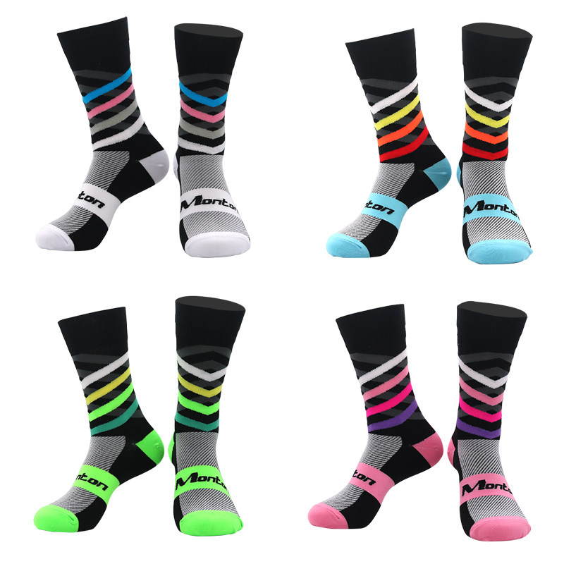 New cycling socks Quick dry socks Outdoor men's and women's sports socks Bicycle socks