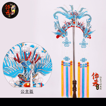 Opera drama Princess Helmets Helmets Helmet Hat High-end Pure Handmade Plus Drill Points Thick Princess Crown Cap Beat Golden Branches