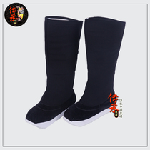 Opera Korean mens costume boots black antique boots ancient Qing Dynasty official boots