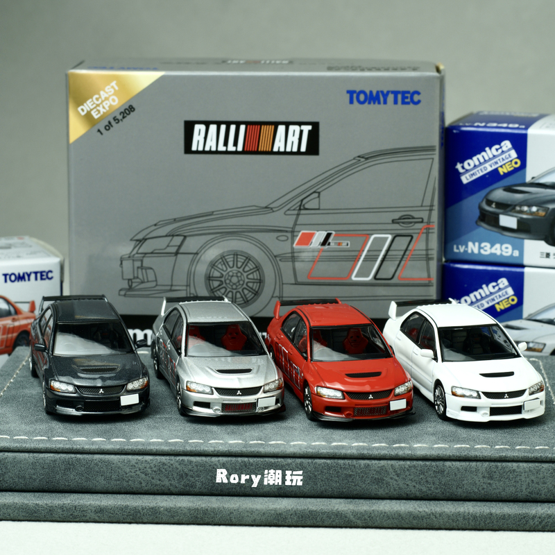 Domeka Tlv Evo9 Car Model Mitsubishi Evolution Ra Rally Art Car Model Lv-N349B