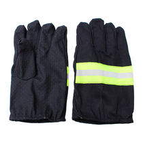 02 Fireman fire protection gloves Fire rescue waterproof flame retardant heat-resistant gloves Anti-cutting