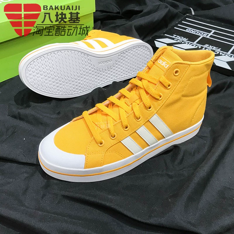 Giày nam Adidas NEO mùa thu 2020 giày vải cao cổ giày thể thao FX9062 FX9064 - Dép / giày thường
