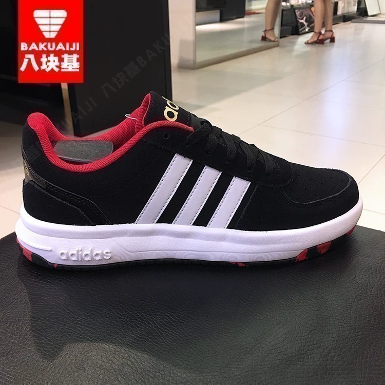 Giày adidas nam 2018 mùa thu mới giày vải thoáng khí giày thể thao màu xanh da trời giày thường BB9717 9719 - Dép / giày thường