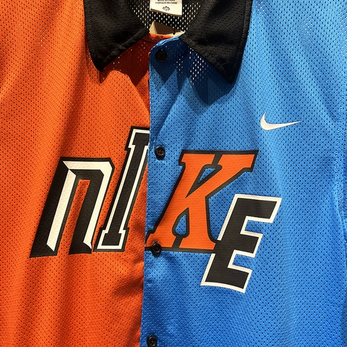 Мужская осенняя сетчатая дышащая футболка одинакового цвета с короткими рукавами и лацканами Nike IH9267-010