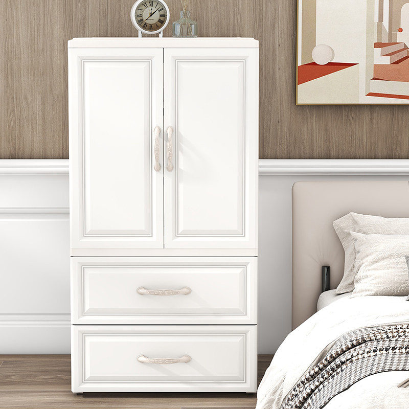 Baby boy wardrobe drawer-type containing cupboard baby thickened clothes storage home plastic Easy finishing toy