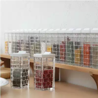 Japan imported inomata seasoning bottle seasoning jar storage box mini transparent kitchen pepper seasoning box