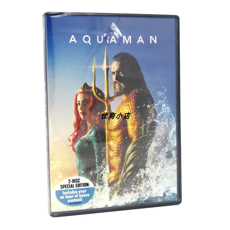 Haiwang Aquaman 2DVD high-definition soundtrack movie disc pure English version No Chinese