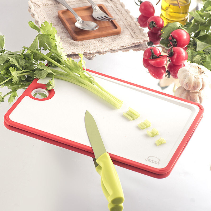 Lock lock lock plastic antibacterial cutting board Non-food cutting board Small mildew-proof fruit sticky board Chopping board Kitchen household