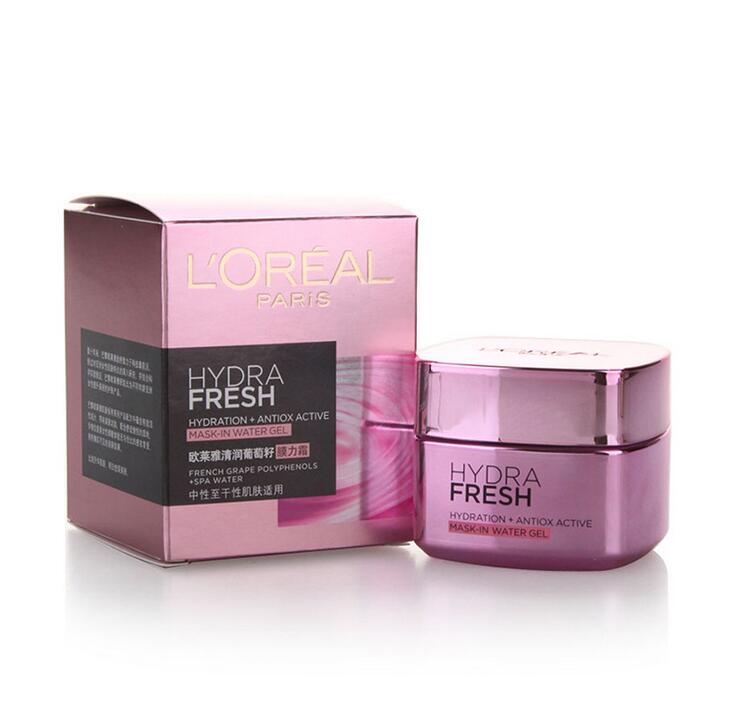 L‘oreal/欧莱雅清润葡萄籽 膜力霜50ML欧兰雅女士护肤