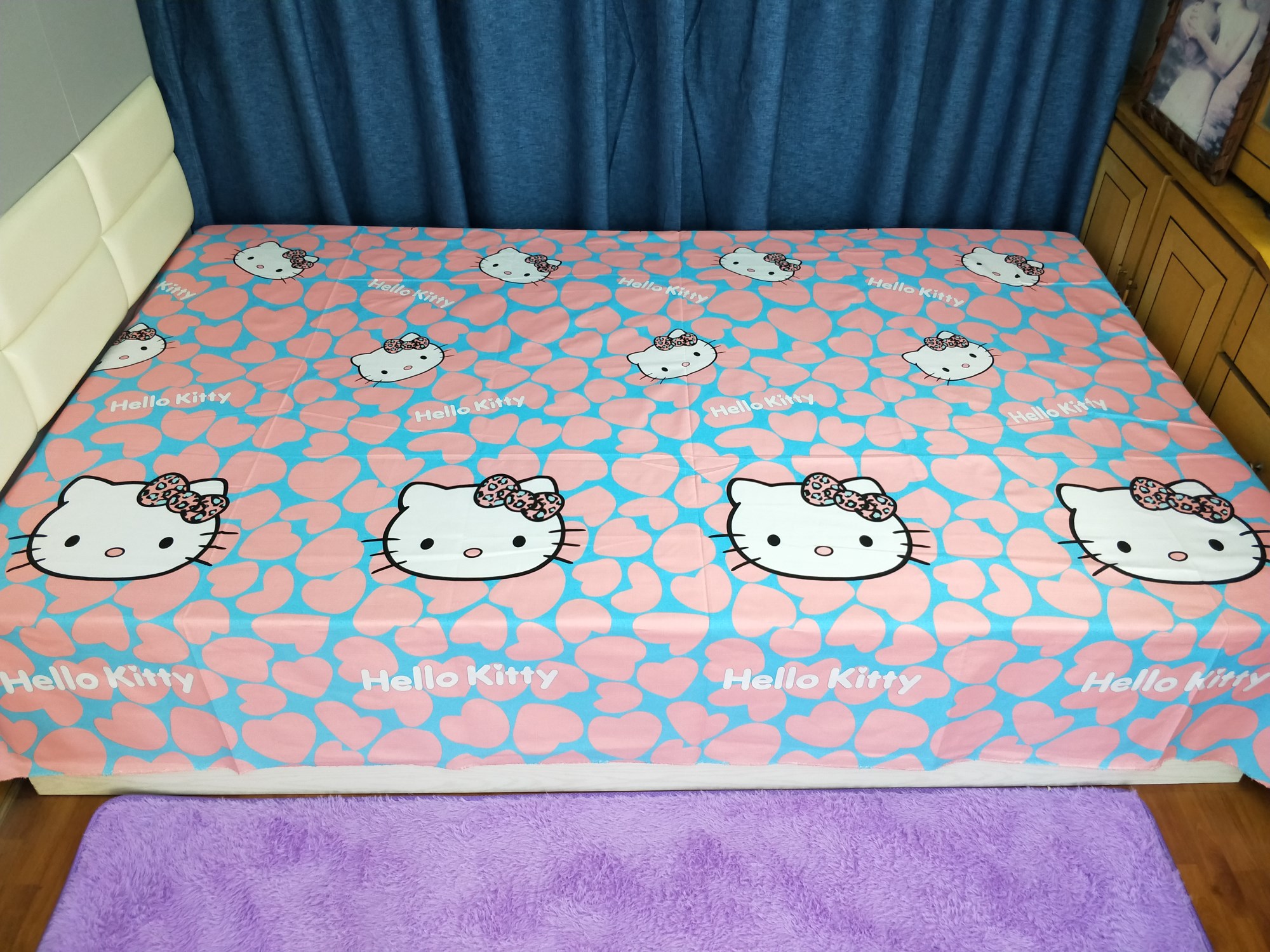 Cũ thô lanh dày giường bông bông Taikang đơn 5 3/4 mét tatami tờ đơn custom-made chống kang đông bắc - Khăn trải giường drap giường mát lạnh