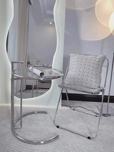 Nordic Ins Light -Emating Full -Cody зеркало с легкой сетью красной посадки Mirro Mirro