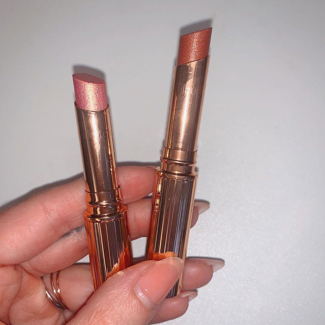 Charlotte tilbury CT Christmas limited thin tube lipstick pt diamond walk of shame moisturizing