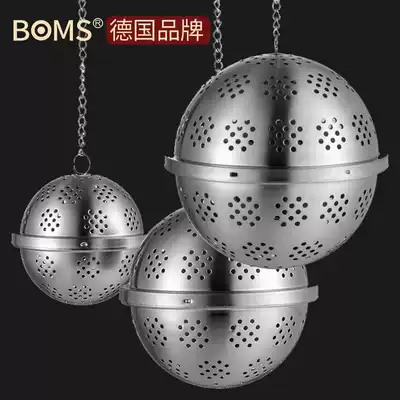 Hot pot seasoning ball bag 304 stainless steel household seasoning ball soup stew cooking ball Wei Bao braised meat filter