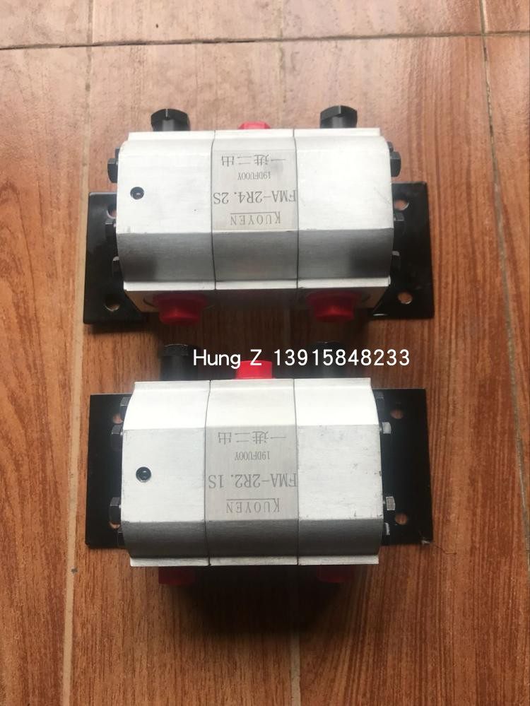Hydraulic cylinder error correction synchronous gear motor FMA-2R8.8S high precision diverter balance valve