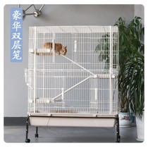Umi exports luxury double-storey villa rabbit cage bottomless mesh squirrel cage guinea pig and chinchilla double door with built-in tunnel